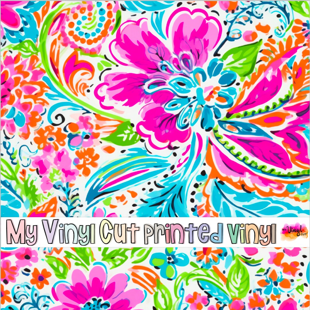 Sweet Preppy Floral Vinyl Sweet Preppy Floral Vinyl